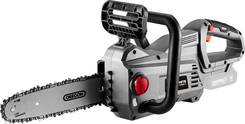 GRAPHITE 18V Energy+ Akku-Kettensäge, 10" (250 mm), Kettenlauf 6 m/s, Kettenöltank 100 ml, Kettenteilung 3/8" (9,53 mm), Kettenstärke 0,05" (1,3...