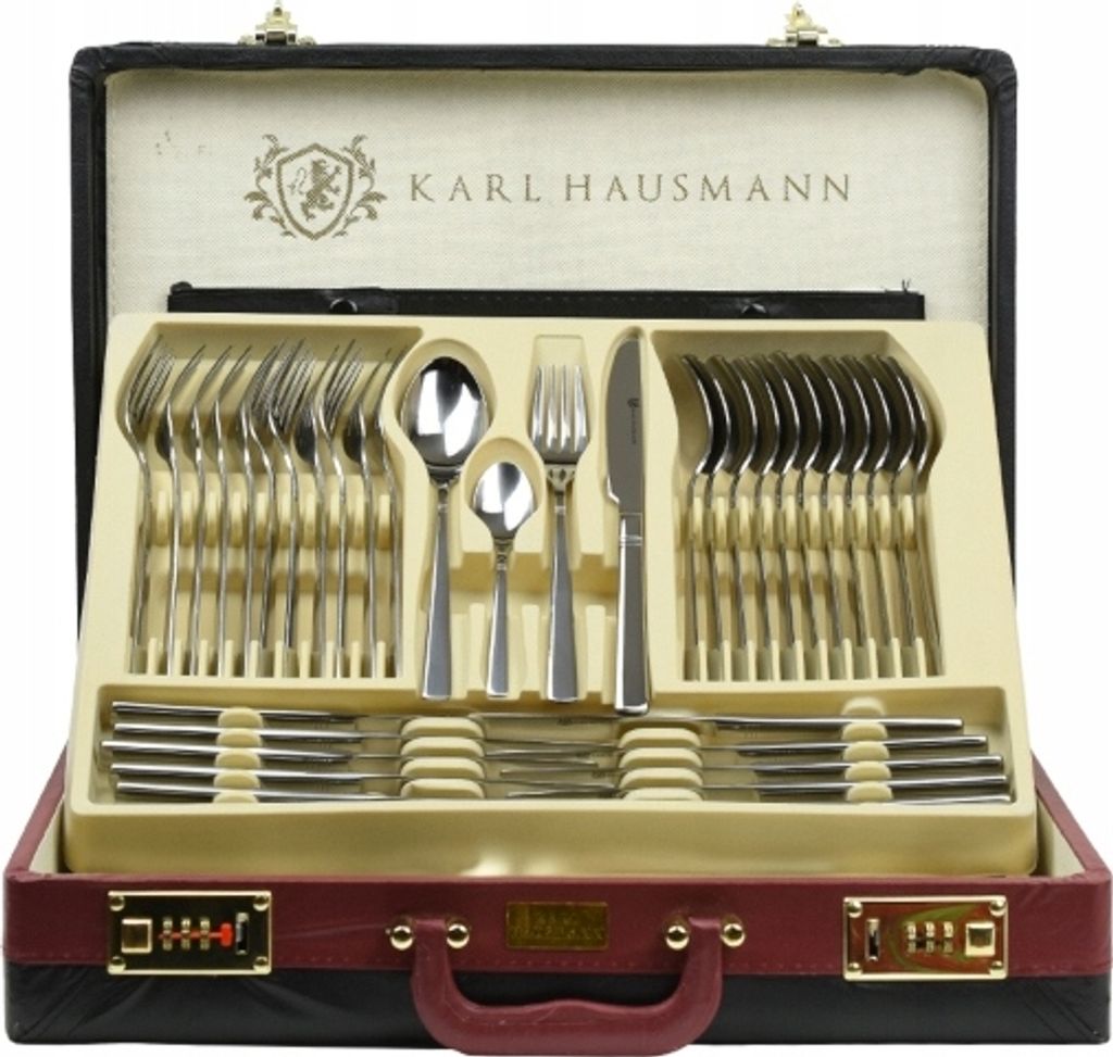 72 tlg Edelstahl Besteck Set für 12 Personen Tafelbesteck Produktbild 
