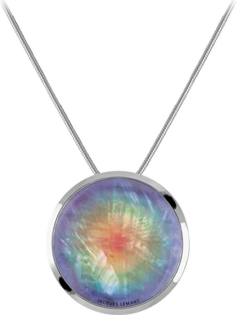 Jacques Lemans S-C72A Collier avec pendentif en nacre véritable chic