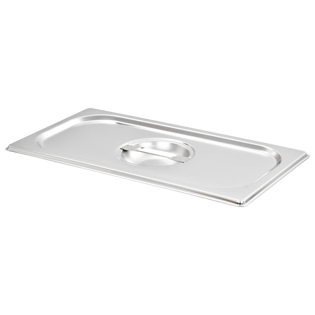 vidaXL Deckel für GN 1/3 Behälter 4 Stk. Edelstahl Produktbild 
