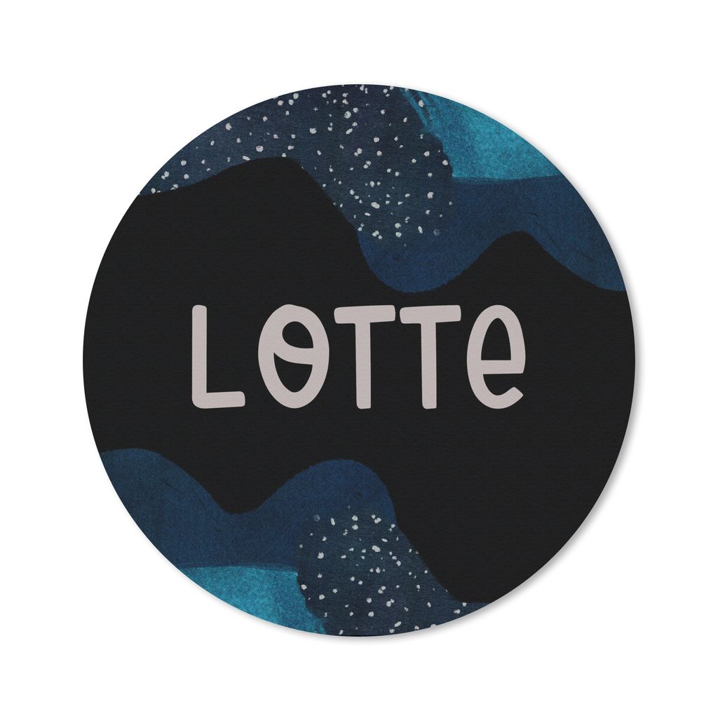 MuchoWow Mauspad Mousepad Lotte - Pastell - Mädchen 20x20 cm - Mousepads - Maus Mat - Pad - Mausunterlage - Schreibtischmatte