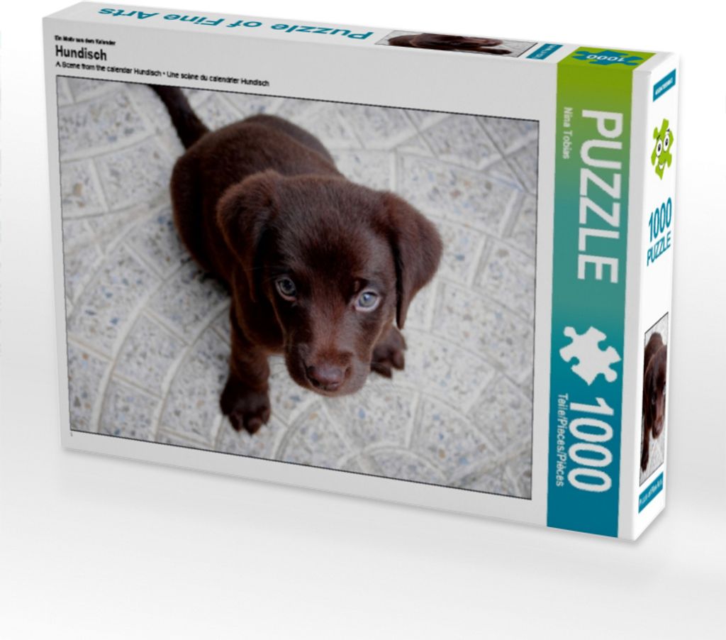 Calvendo Ein Motiv aus dem Kalender Hundisch 1000 Teile Puzzle quer 640x480mm, Tobias Nina; 7446222