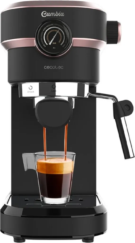Machine à café compacte Cecotec 890 Rose Pro - Fini le café fade à la maison