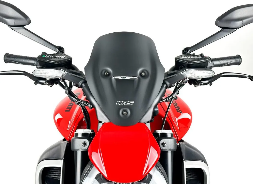 Saute-vent Wscrn Sport Diavel V4 Matt Blk Noir Mat pour Ducati V4