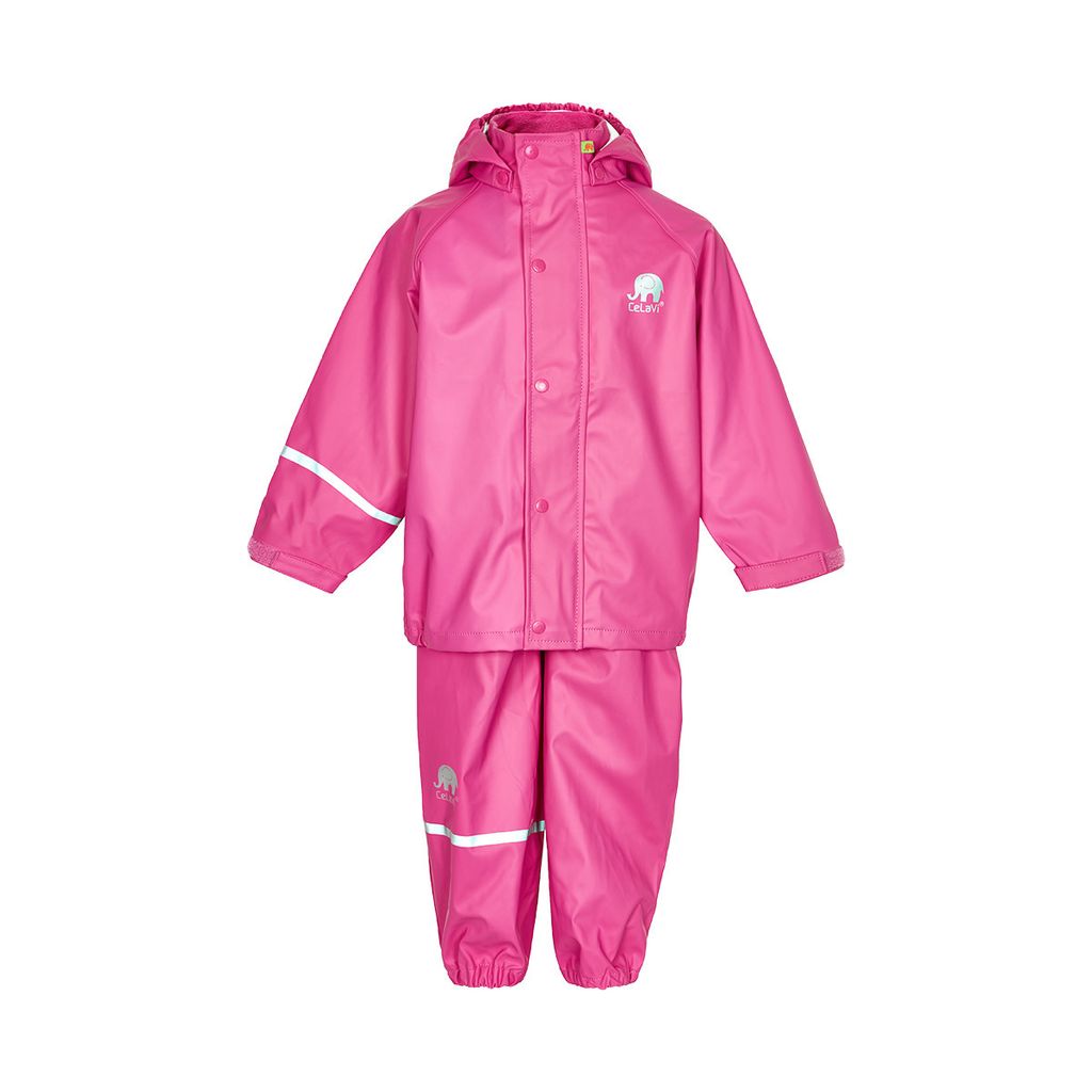 CeLaVi regenanzug Basic Mädchen Polyester rosa 2 Stück Größe 130