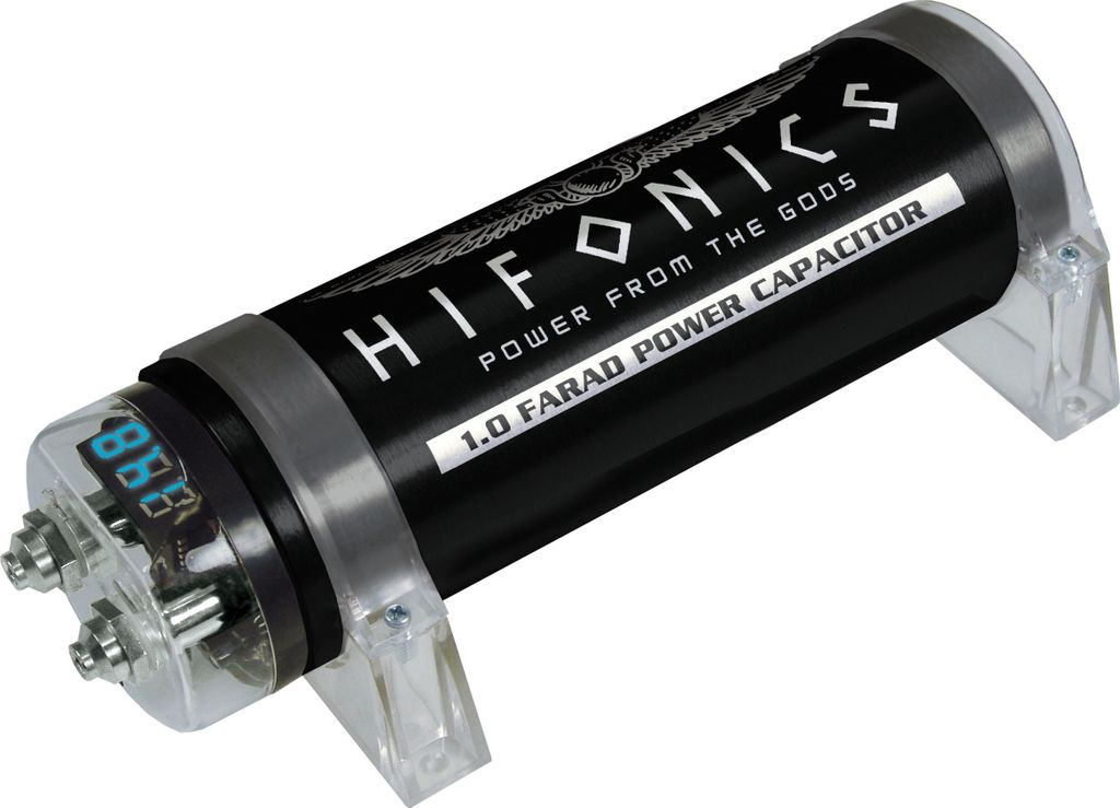 HIFONICS Powercap Kondensator 1 Farad 1F Cap Pufferelko KFZ Produktbild 
