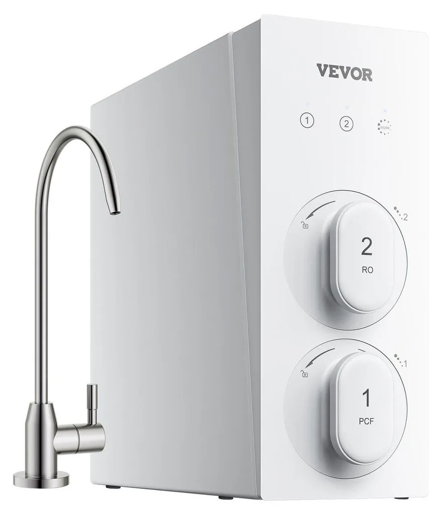 Système filtration eau potable sous évier 400 GPD débit direct 8 étapes
