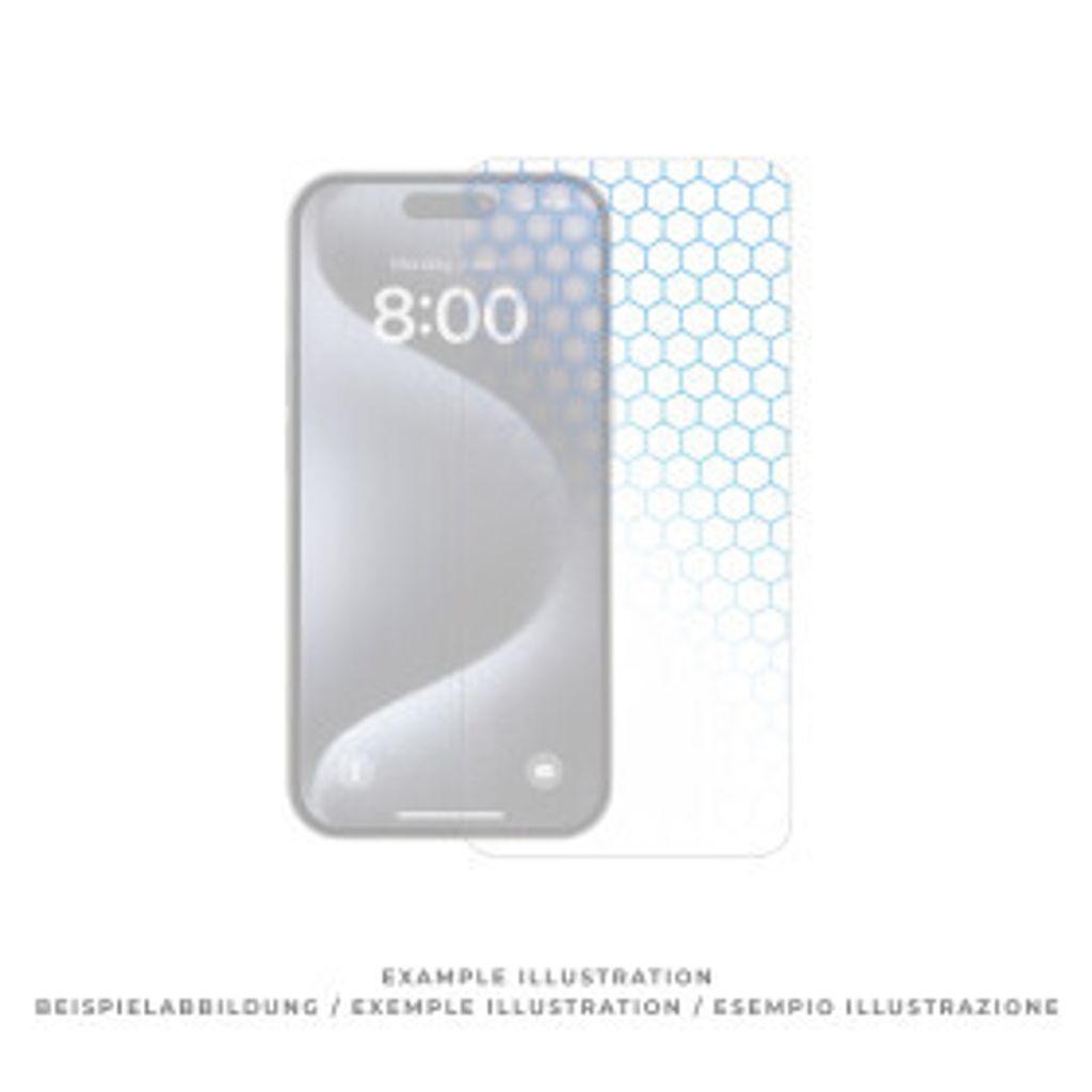 prio 3D Anti-Scratch Tempered Glass fr iPhone 16 Plus/15 Plus (6,7 Zoll) schwarz