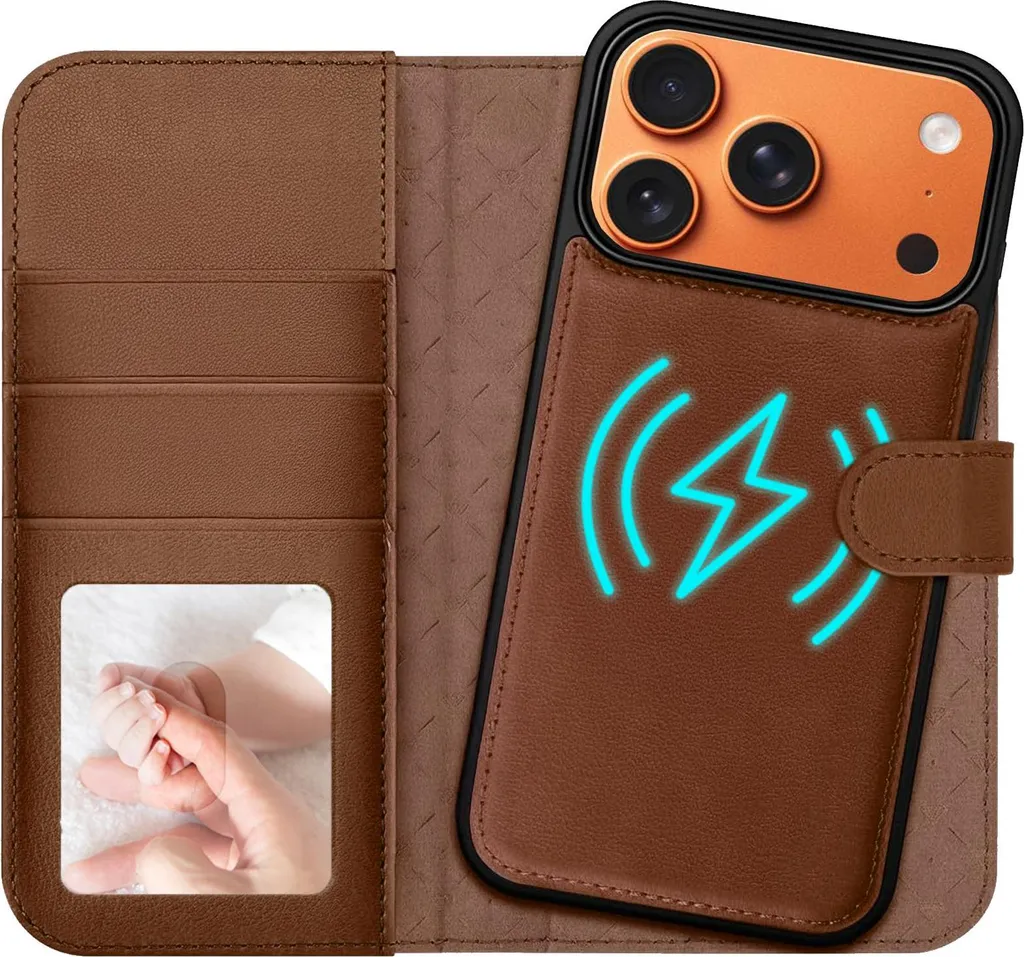 Custodia iPhone 17 Pro Max 2 in 1 Magnetica Portafoglio RFID Chic