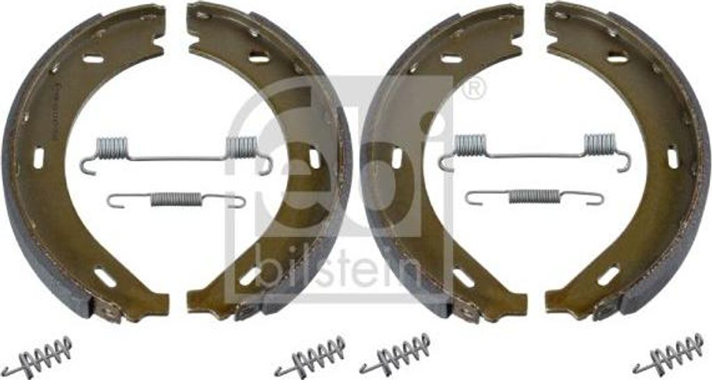 FEBI BILSTEIN 31150 Bremsbackensatz, Feststellbremse OE A0024204720 kompatibel mit V-Klasse, Vito