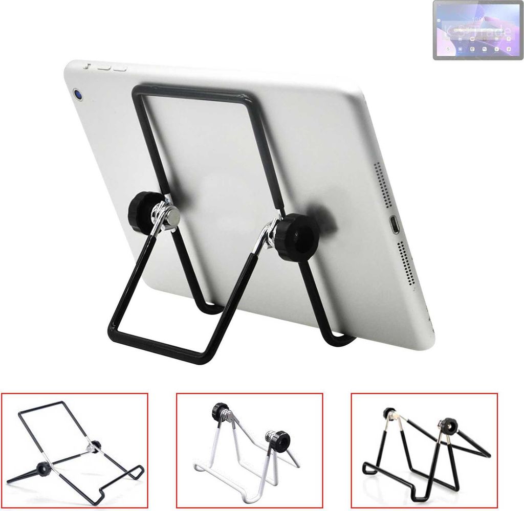 K-S-Trade Tablet-Ständer Tablet-Halterung Tablet-Aufsteller kompatibel mit Lenovo Tab M10 (3rd Gen) LTE faltbarer Tischständer Tablet Halterung