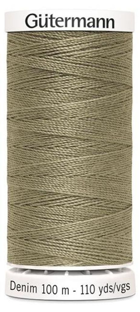 Gütermann Denim Polyester Nähgarn 100 Meter Jeansgarn Beige Produktbild 