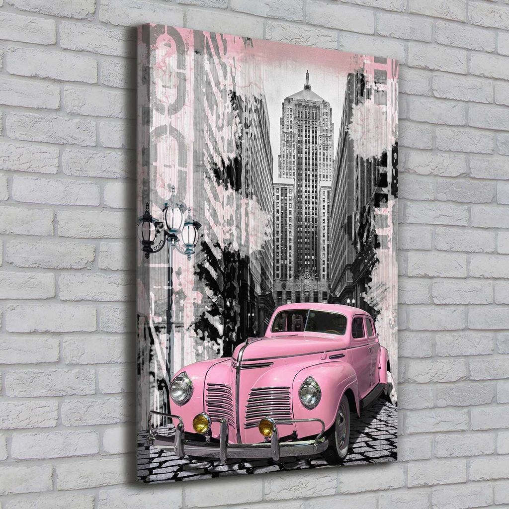 Tulup Leinwandbild - 70x100cm - Wandkunst - Drucke auf Leinwand - Leinwanddruck - Wohnzimmer Wanddekoration XXL - Wohnung Deko Kunstdrucke - Vint...