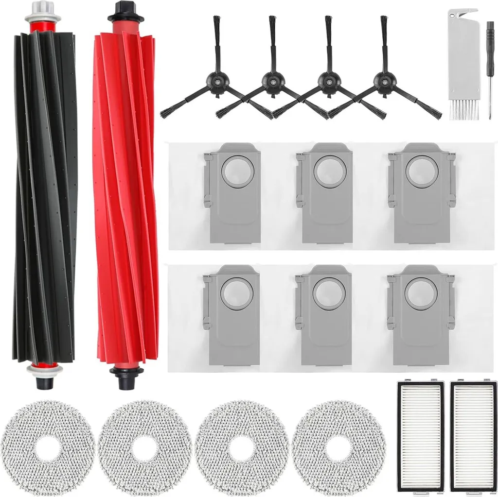 Brosses et filtres HEPA haute performance pour Roborock Qrevo Master