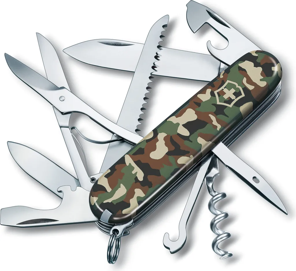 Couteau de poche multifonction Huntsman Victorinox - 15 Fonctions Inox
