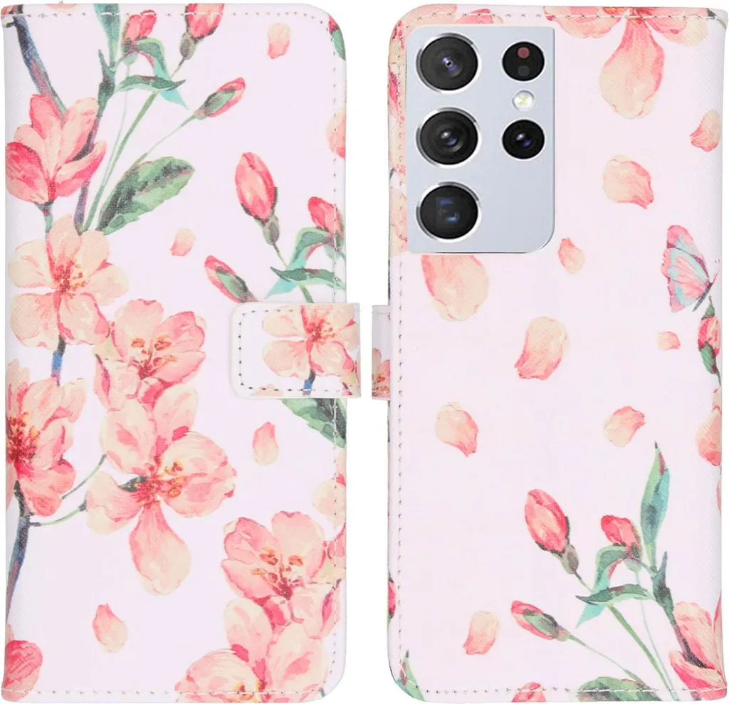 Custodia Artistica Blossom Watercolor per Galaxy S21 Ultra imoshion