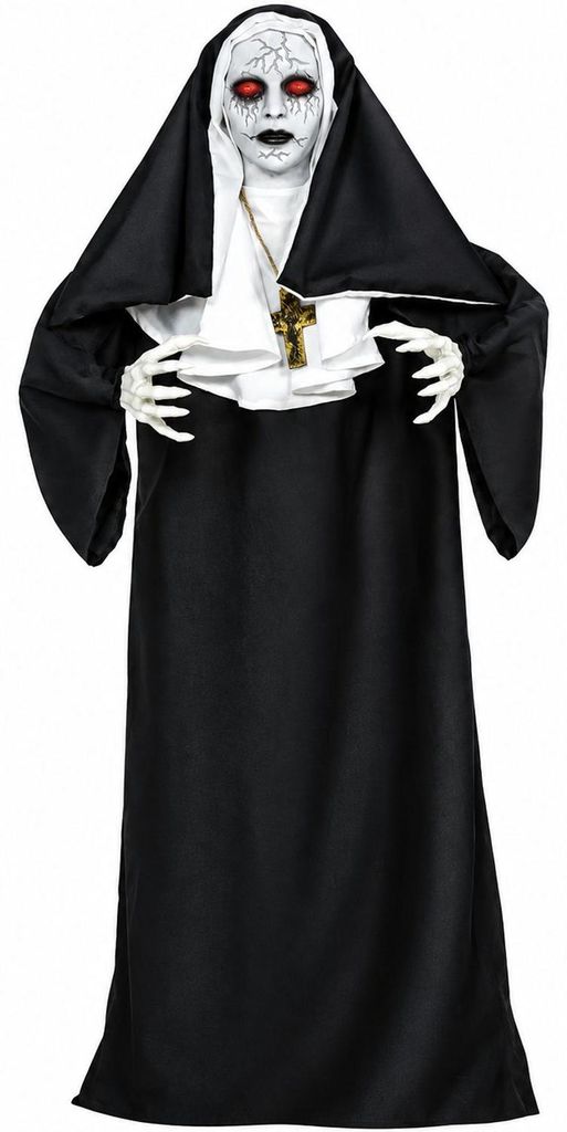 Halloween Standfigur "Horror Nonne" Animatronic | 150 cm Produktbild 