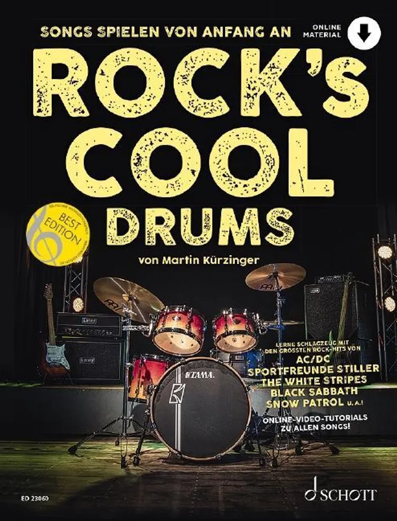 Batterie Rock's Cool DRUMS Idéale pour Pratiquer à Domicile et Cours