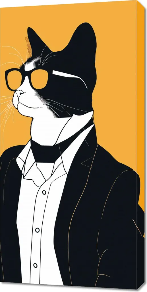 Image 50 x 100 cm Monsieur en Haute Définition - Finition Premium Mat