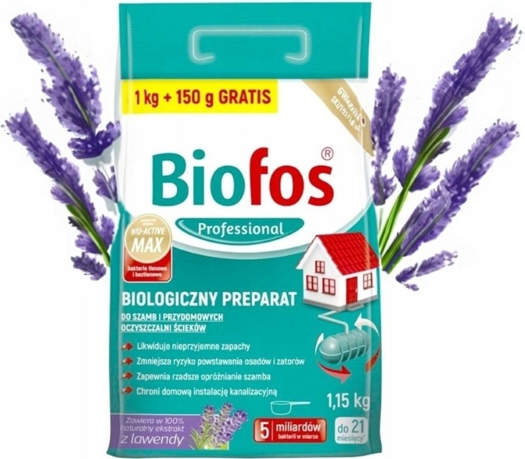 Biofos Professionelles biologisches Präparat für Klärgruben Produktbild 
