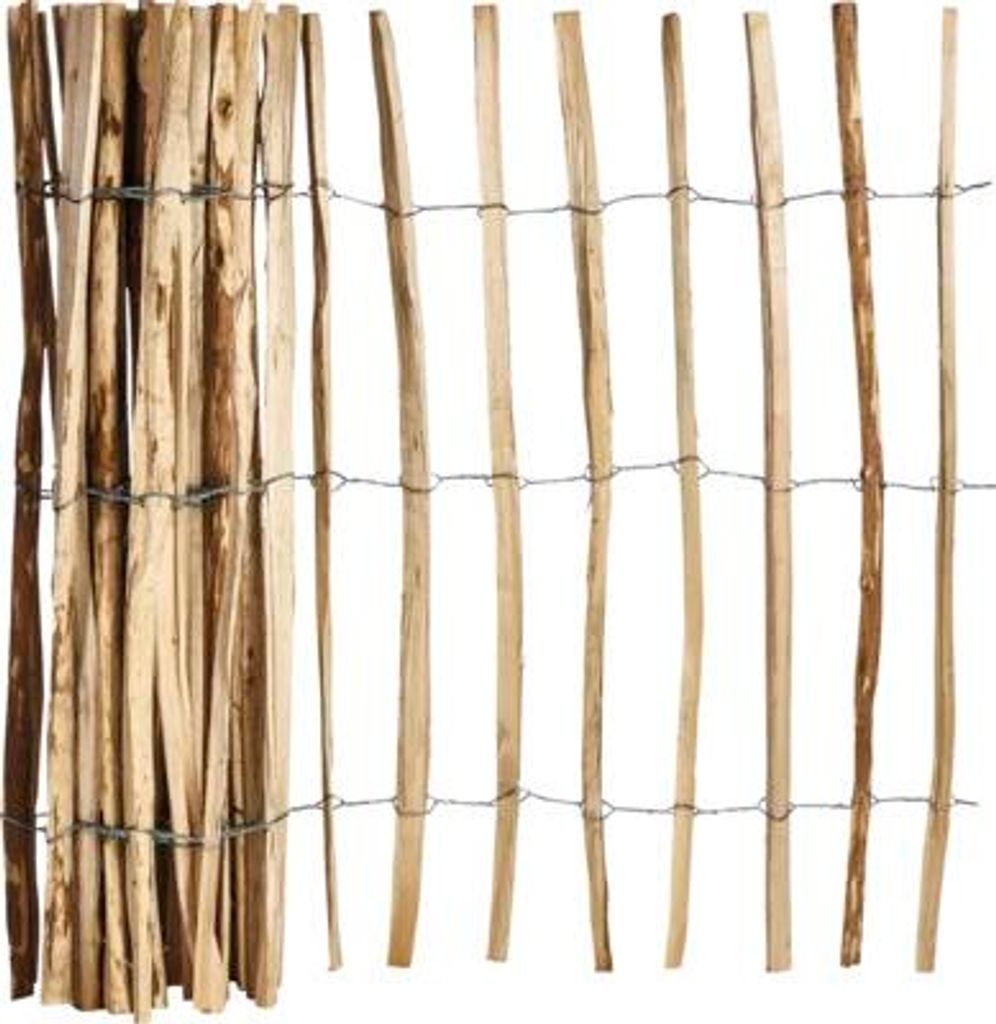 Staketenzaun Rollzaun Haselnuss 500 x 120 cm natur Produktbild 