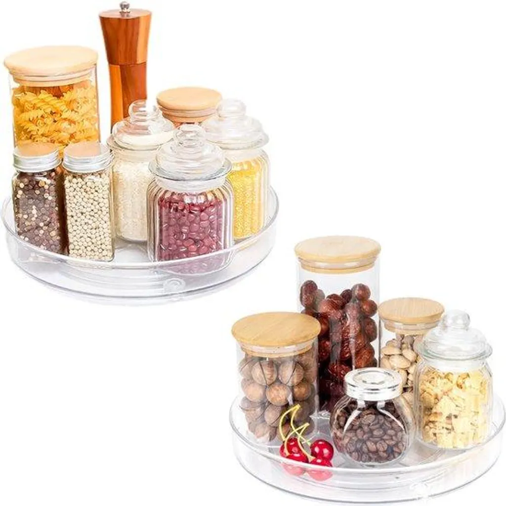 Plateau Tournant 23,5x27cm pour épices - Adieu le bazar dans les placards