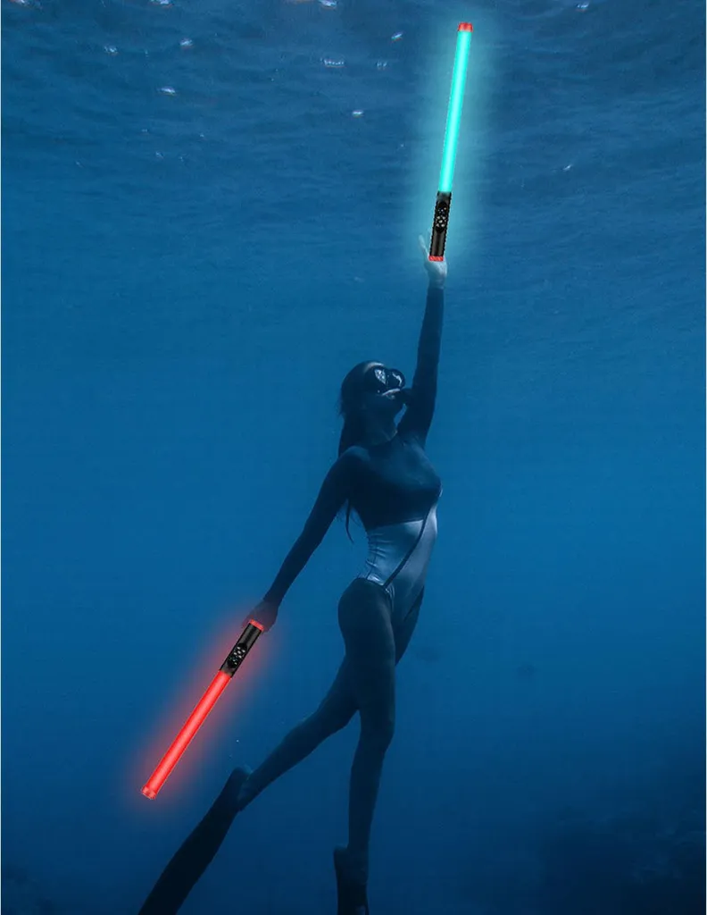 Tubo luminoso RGB portatile, asta video LED portatile, temperatura di colore da 3000 K a 6000 K, fotografia per live streaming