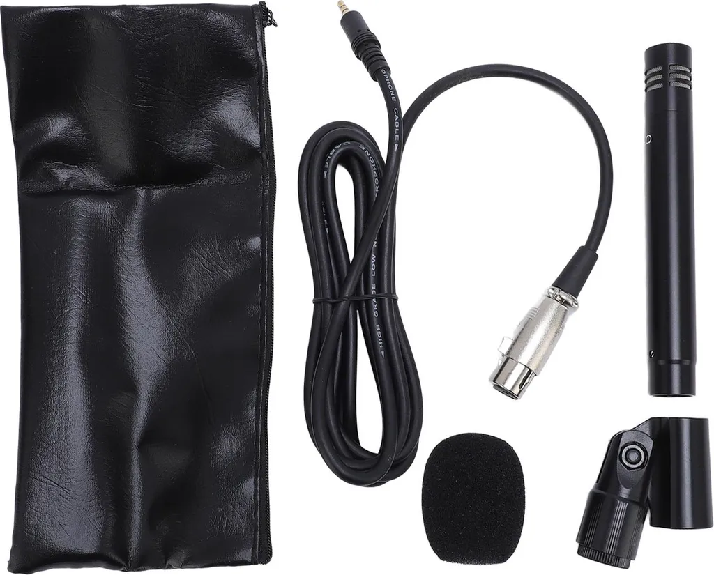 Microphone à condensateur petite membrane XLR avec clip pour piano
