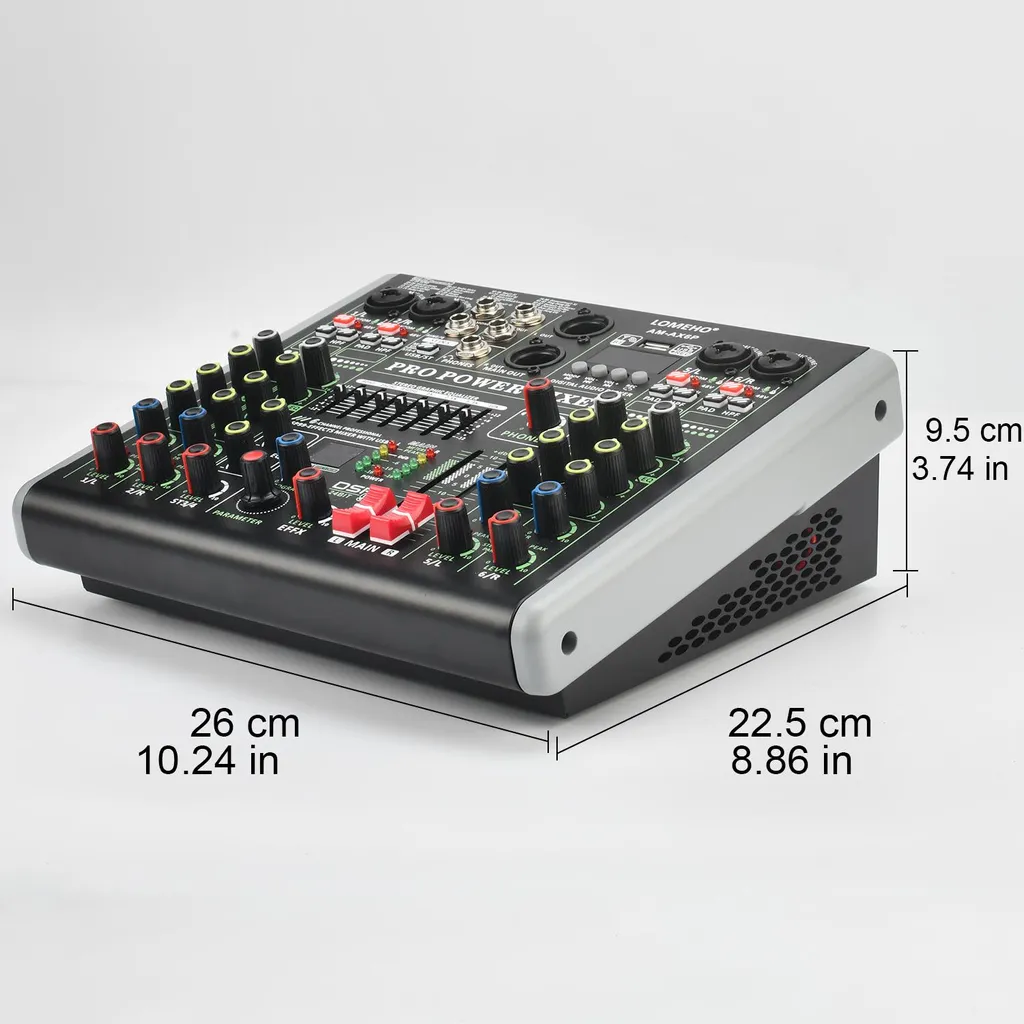 Console Amplifiée Bluetooth 99 Effets DSP - Table Mixage Professionnelle - 5