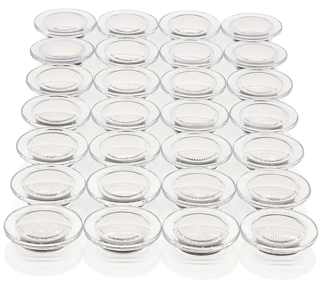 Aimants blancs puissants ronds lot de 28 pièces pour panneaux d'école