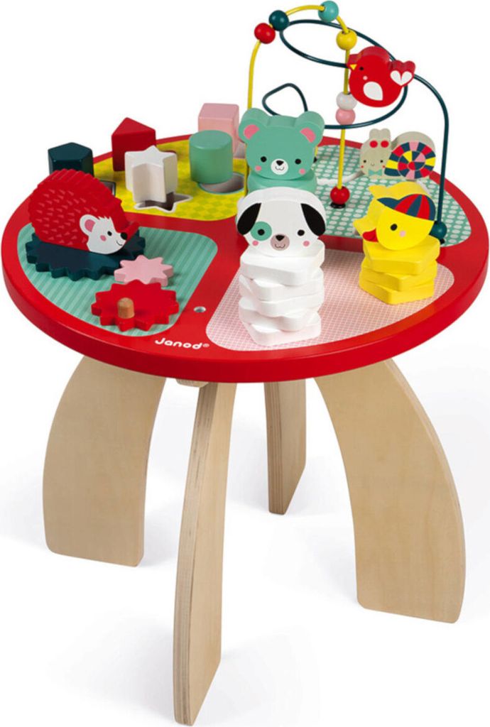 Janod J08018 Activity Tisch Baby Forest Produktbild 