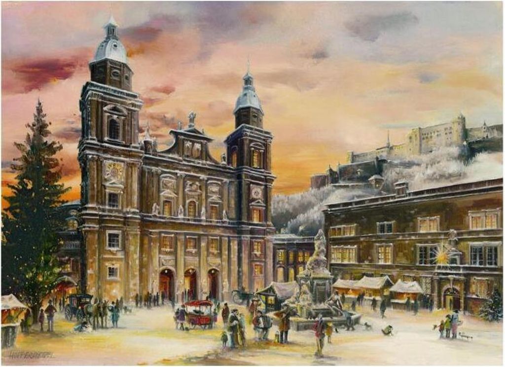 Adventskalender Salzburg Dom – weihnachtliches Salzburg-Motiv