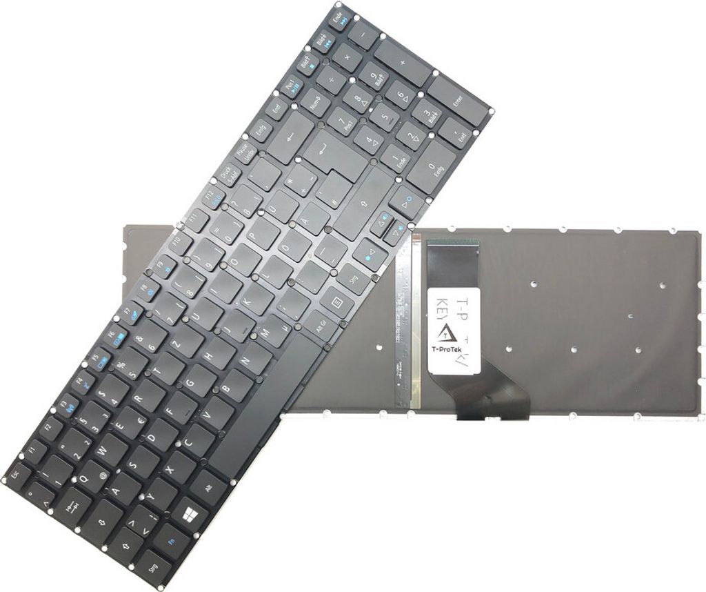 DEUTSCHE - Schwarz Tastatur Keyboard mit Beleuchtung kompatibel für S/N : NKI1517053
