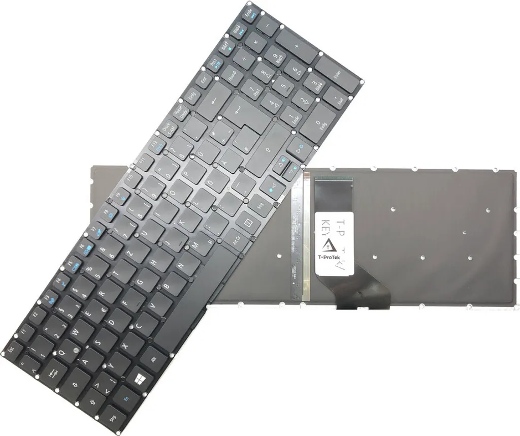 Clavier de Remplacement pour Laptop Acer Aspire R15 R5-571T Noir Lumineux