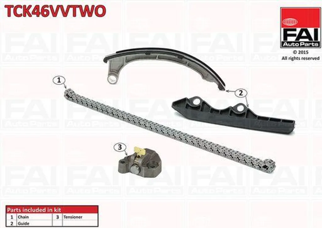 Supprimer bruit moteur avec le kit distribution TCK46VVTWO FAI