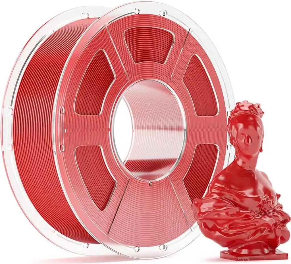 Fornitura Filamento PETG Rosso Industriale per Prototipazione Rapida