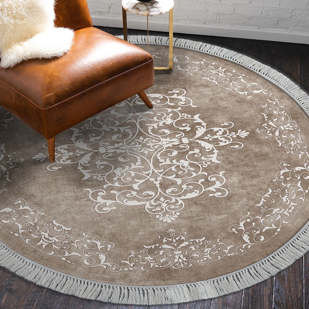 Conceptum Hypnose, Nixie- ALN400616BJ18ANR, Beige, Kurzflorteppiche, 180 x 180 cm, 100% POLYESTER