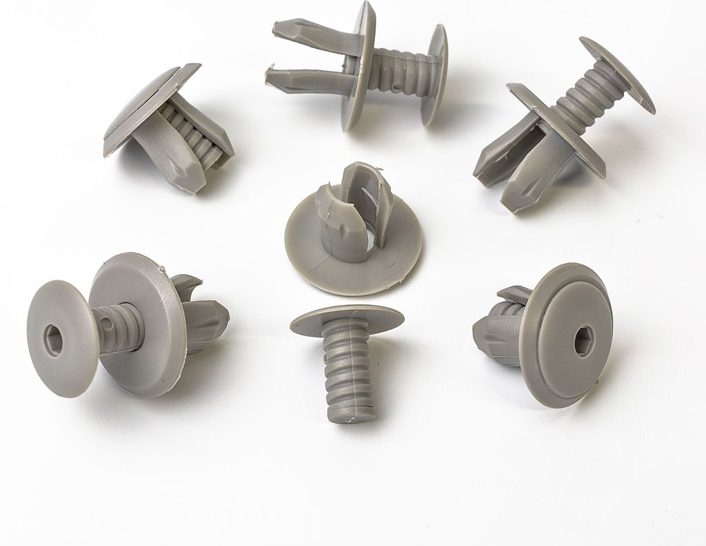 30x Türverkleidung Befestigungs Clip in Hellgrau für VW Transporter T4 T5 | 701867299