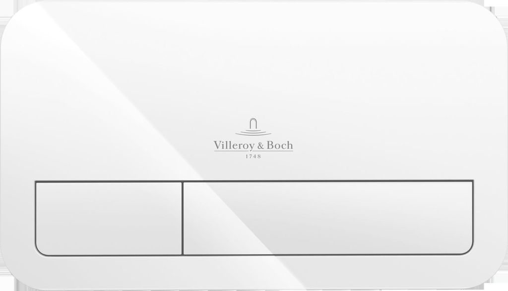 Bettigungsplatte ViConnect 253 x 145 x 62 mm wei mit zwei Produktbild 
