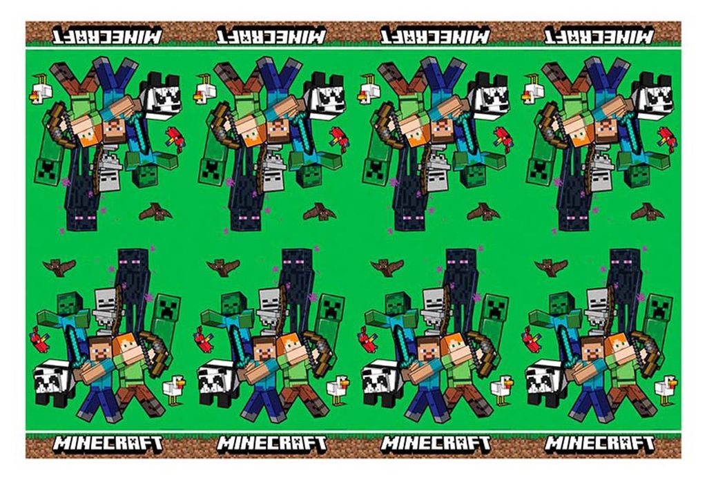Nappe de fête Pixel - Minecraft - 120 x 180 cm Image du produit 