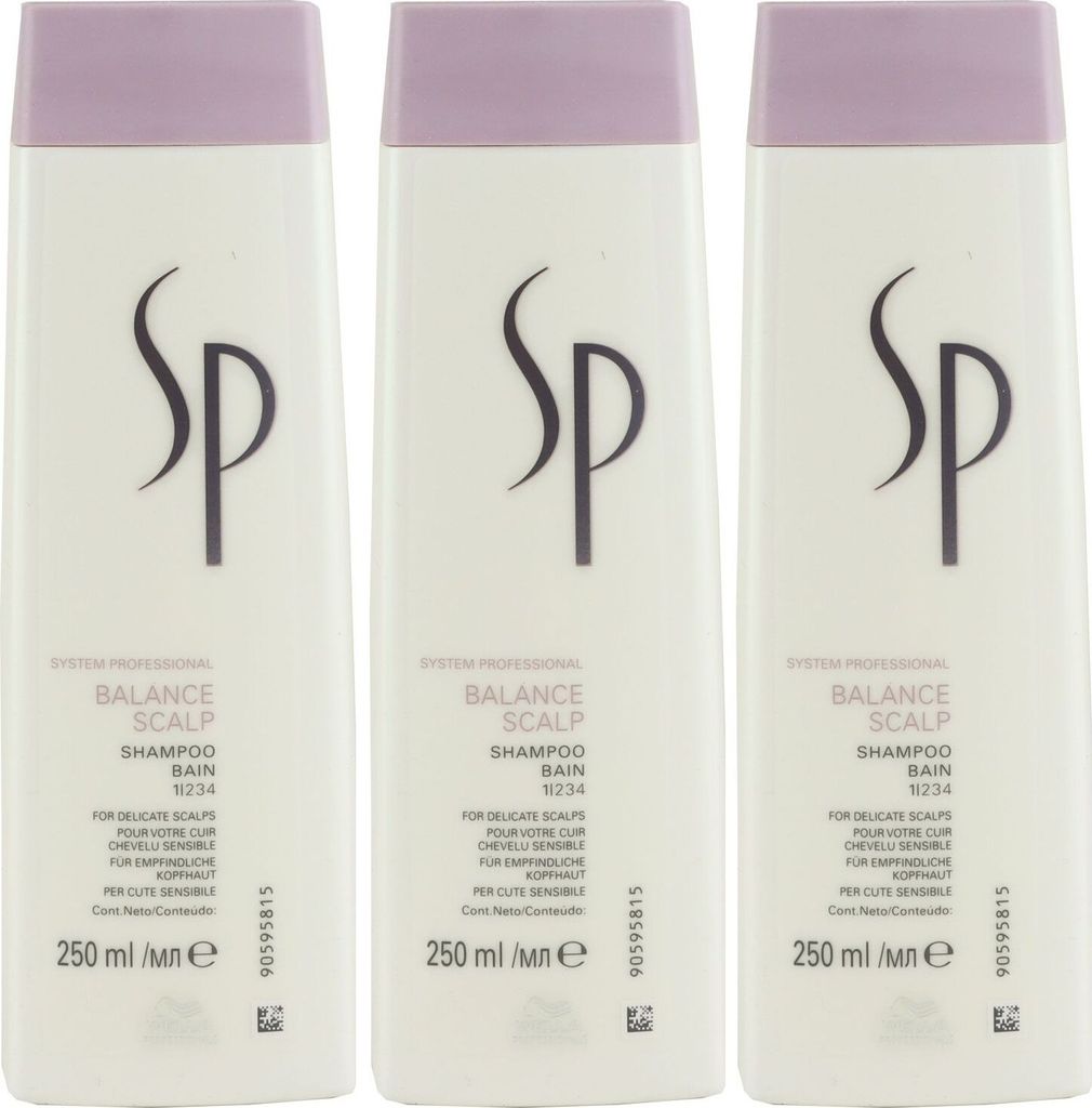 Wella SP Balance Scalp 3 x 250 ml Shampoo Set Produktbild 
