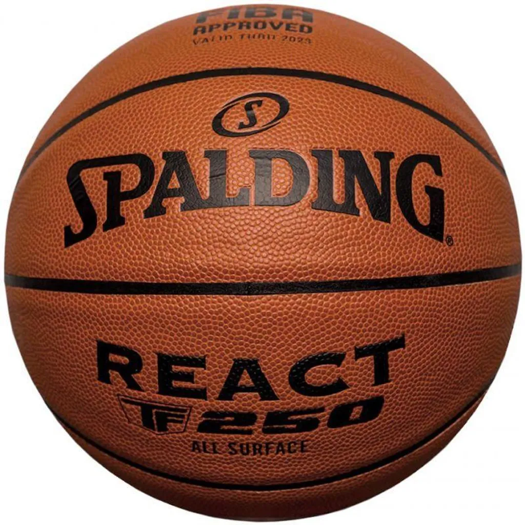 Ballon de basket Spalding React TF 250 Idéal pour entraînement Club et Loisir