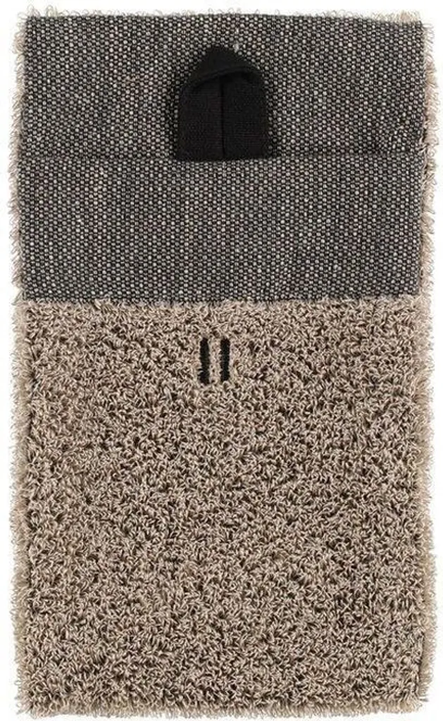 Gant de toilette pour sauna en lin noir Rento 14x24cm confort et soin