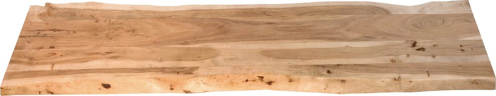 SAM® Tischplatte Baumkante Akazie Natur 200 x 40 cm CURTIS Produktbild 