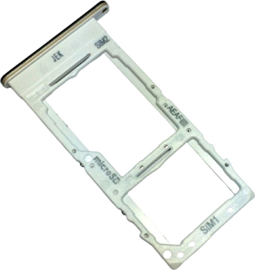 Simkartenhalter und micro-SD Cad Fach für Samsung Galaxy A51 5G, Original Ersatzteil, Weiss