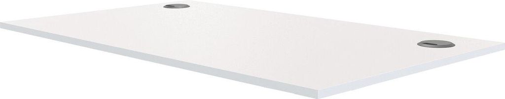 Schreibtischplatte für Levado/Cambio - 120 x 80 x 2 5 cm weiß.
