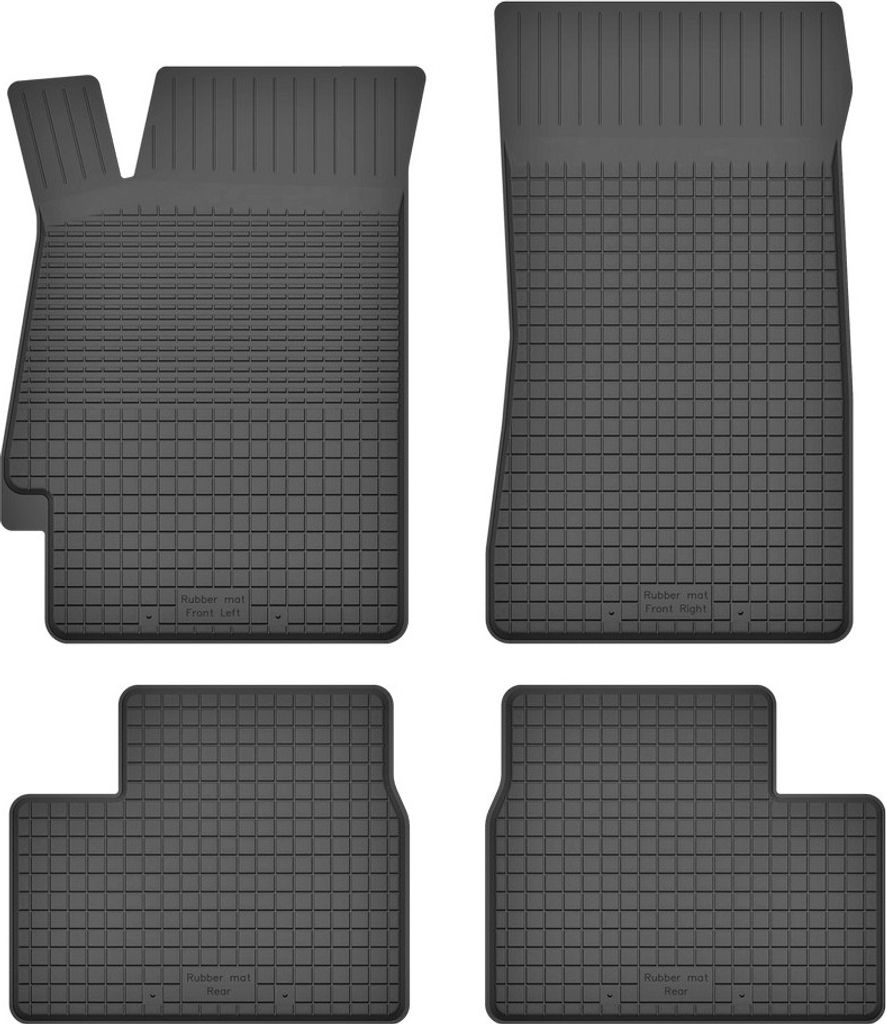Gummi-Automatten 4er-Set universal für: Peugeot 406 Limousine, Kombi, Break (1995-2004)