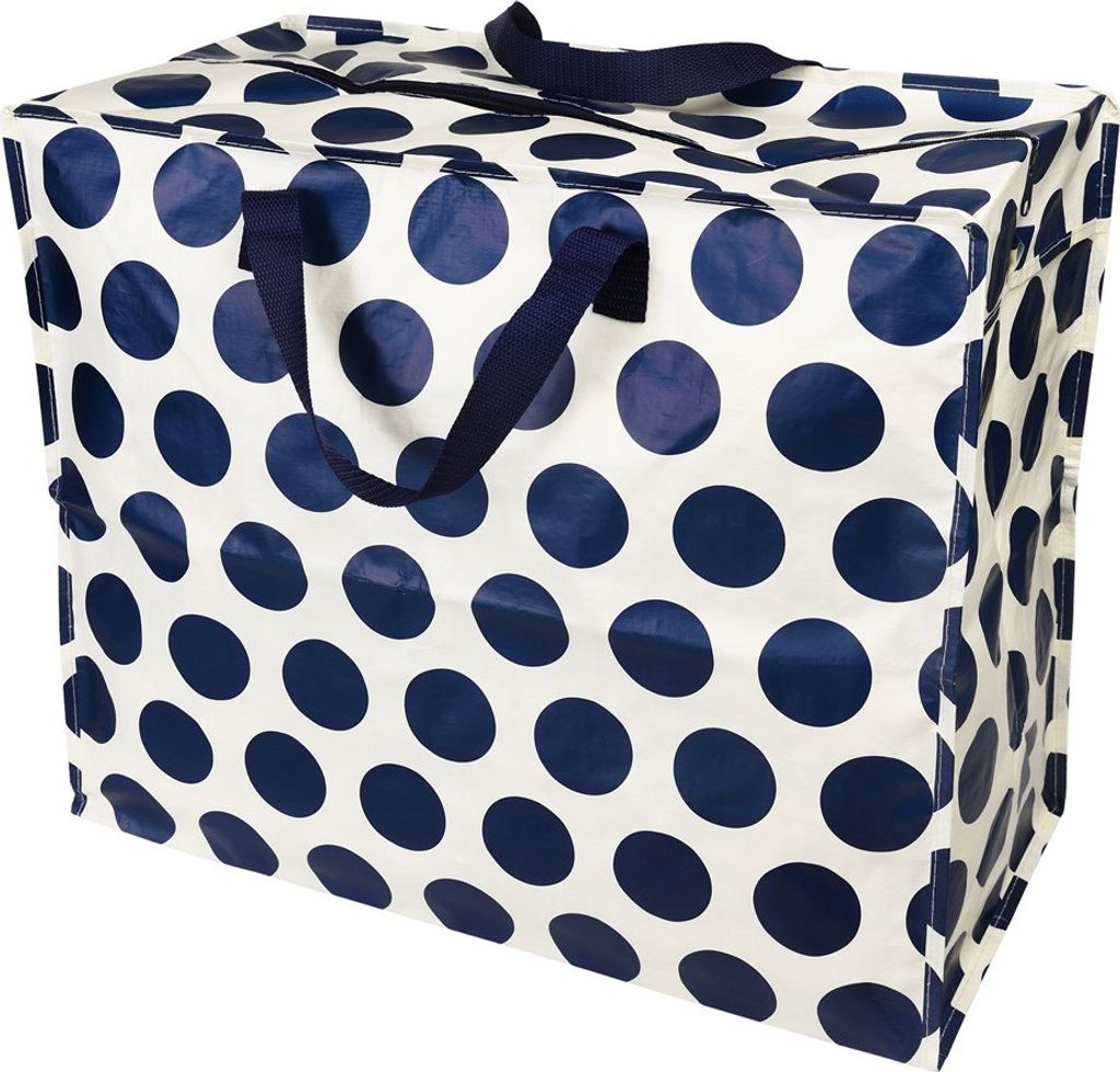 LS-LebenStil XXL Jumbo Bag Navy Blue Spotlight 55cm faltbar Produktbild 