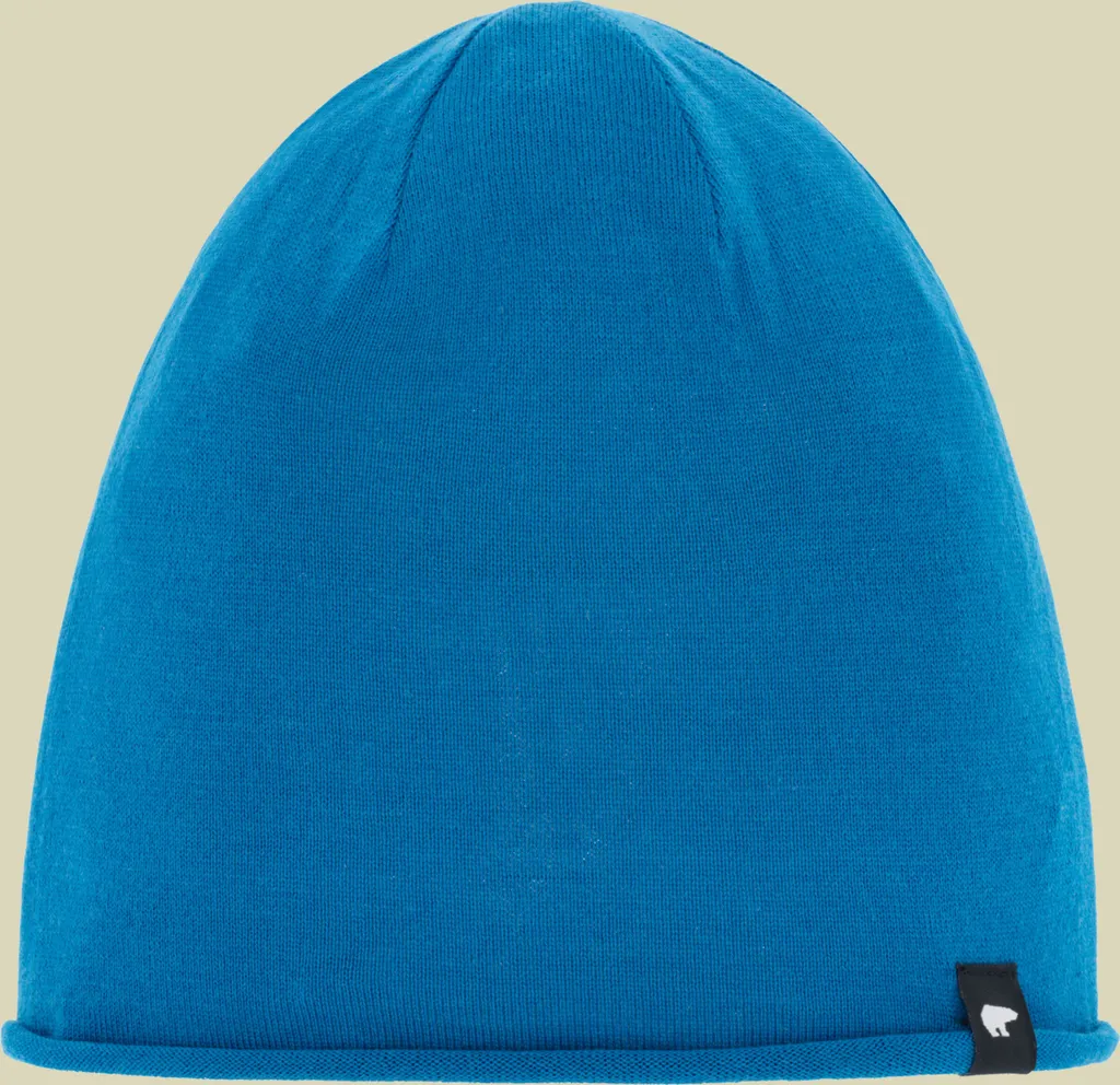 Bonnet Eisbär Pulse OS en Laine Mérinos - Confort Thermique Vert-Bleu