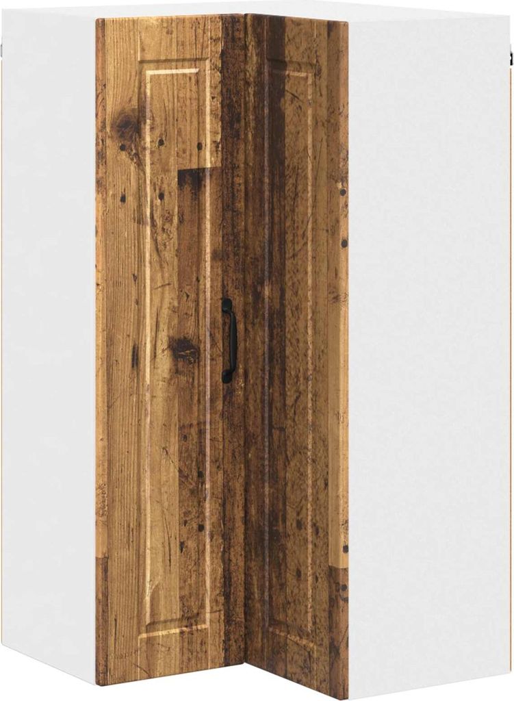 vidaXL Küchenschrank mit Regal Altholz 57 x 57 x 100 cm Holzwerkstoff